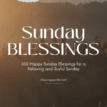 happy sunday blessings