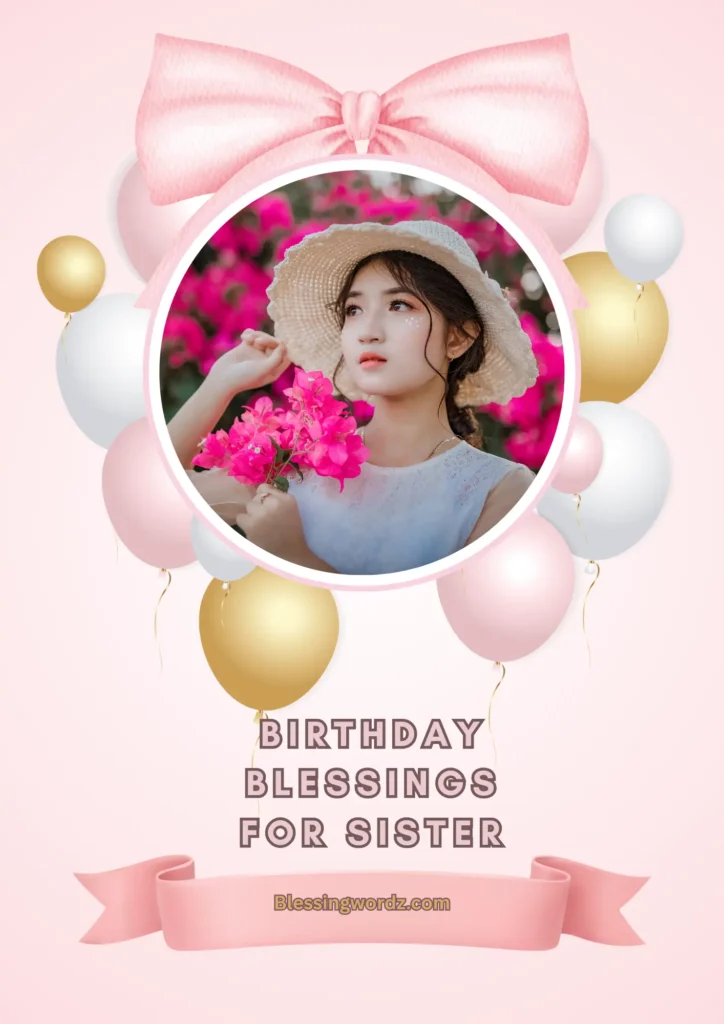 Birthday Blessings for Sister