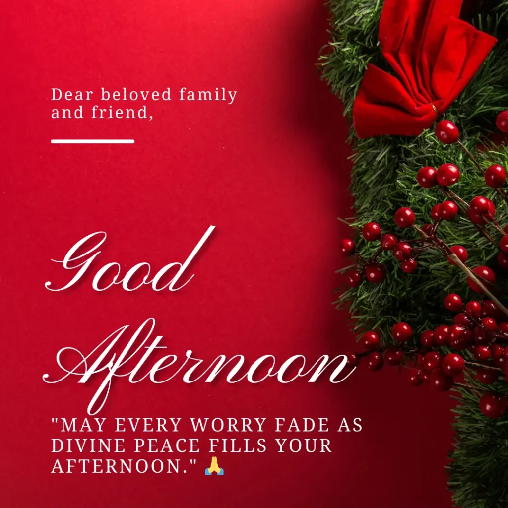 good afternoon blessings images