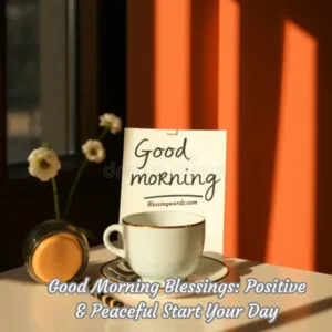 Good Morning Blessings