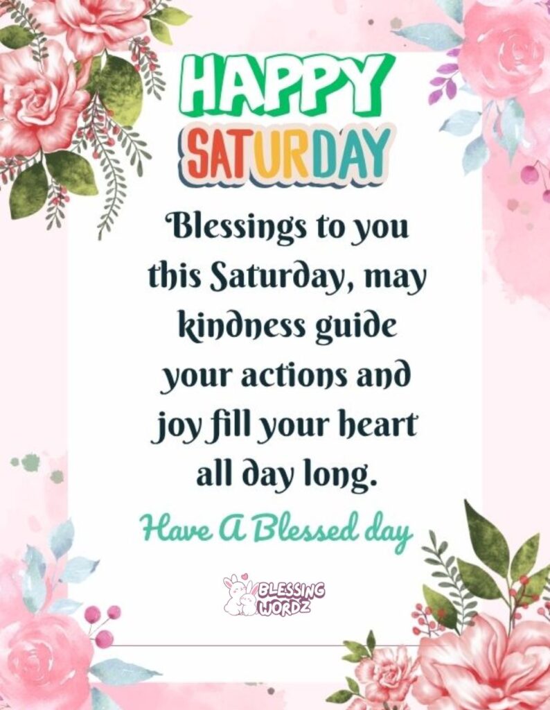 Good Morning Saturday