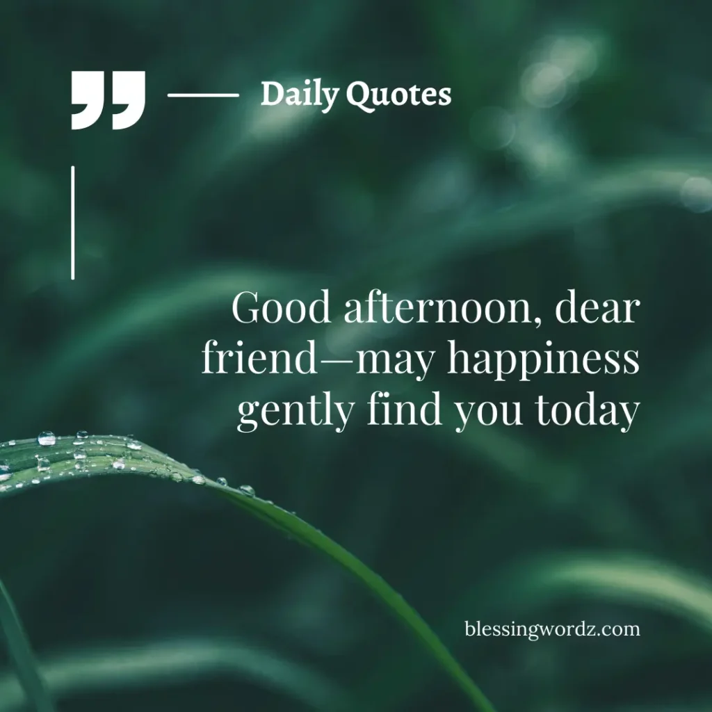 good afternoon wishes