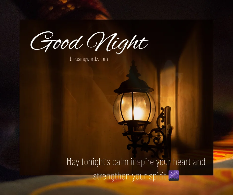 Inspirational Good Night Blessings