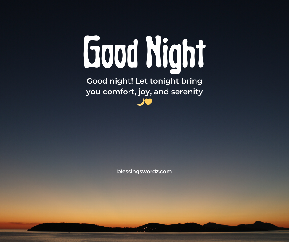 Cute Good Night Blessings Images