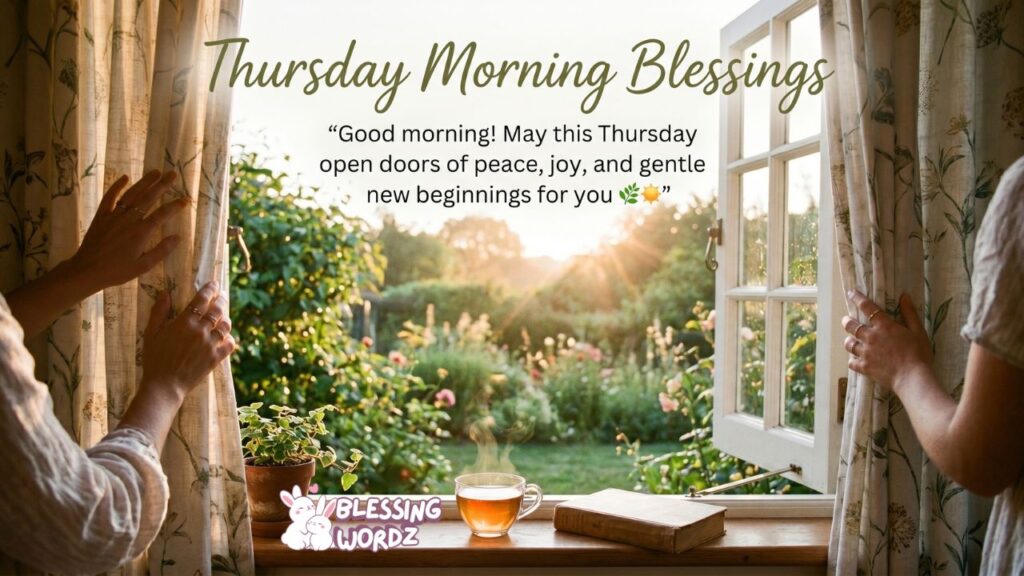 Thursday Morning Blessings