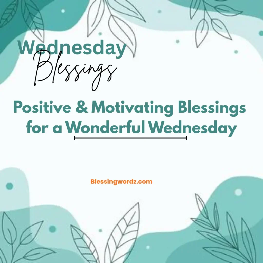 Wednesday Blessings