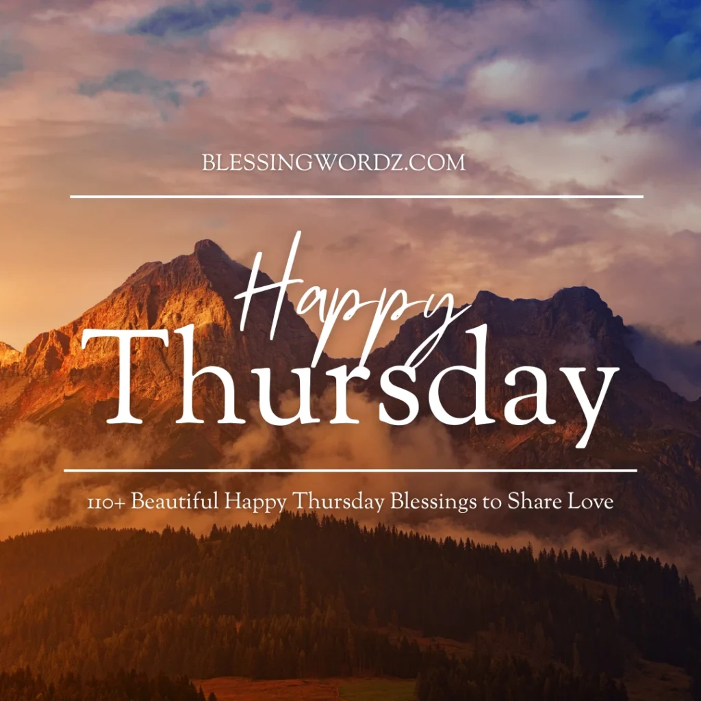 happy thursday blessings