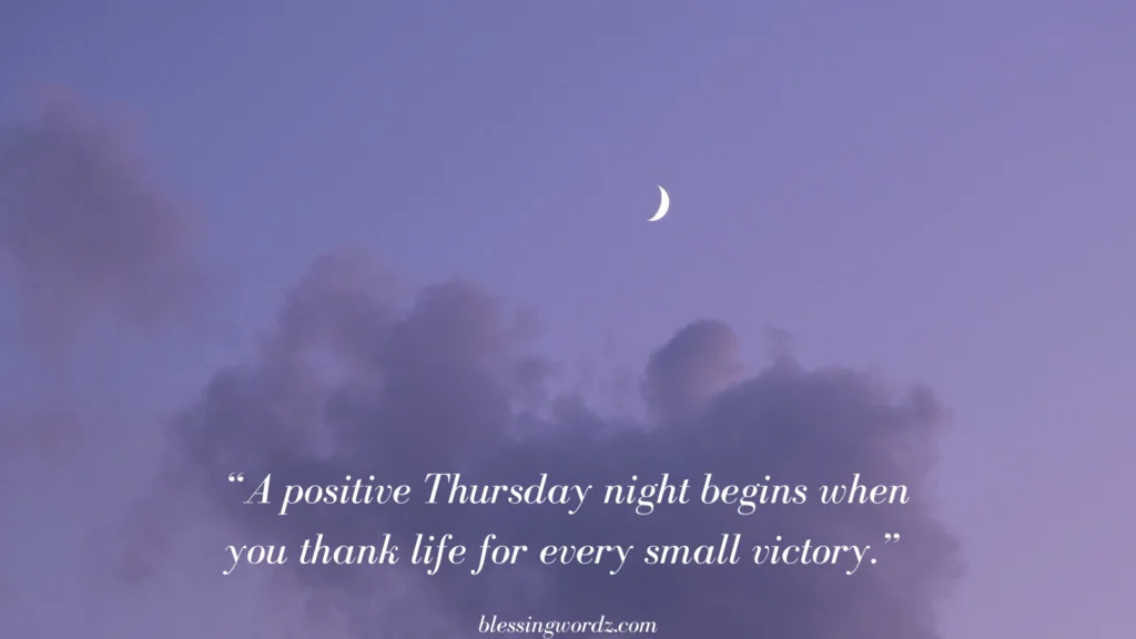 positive thursday blessings