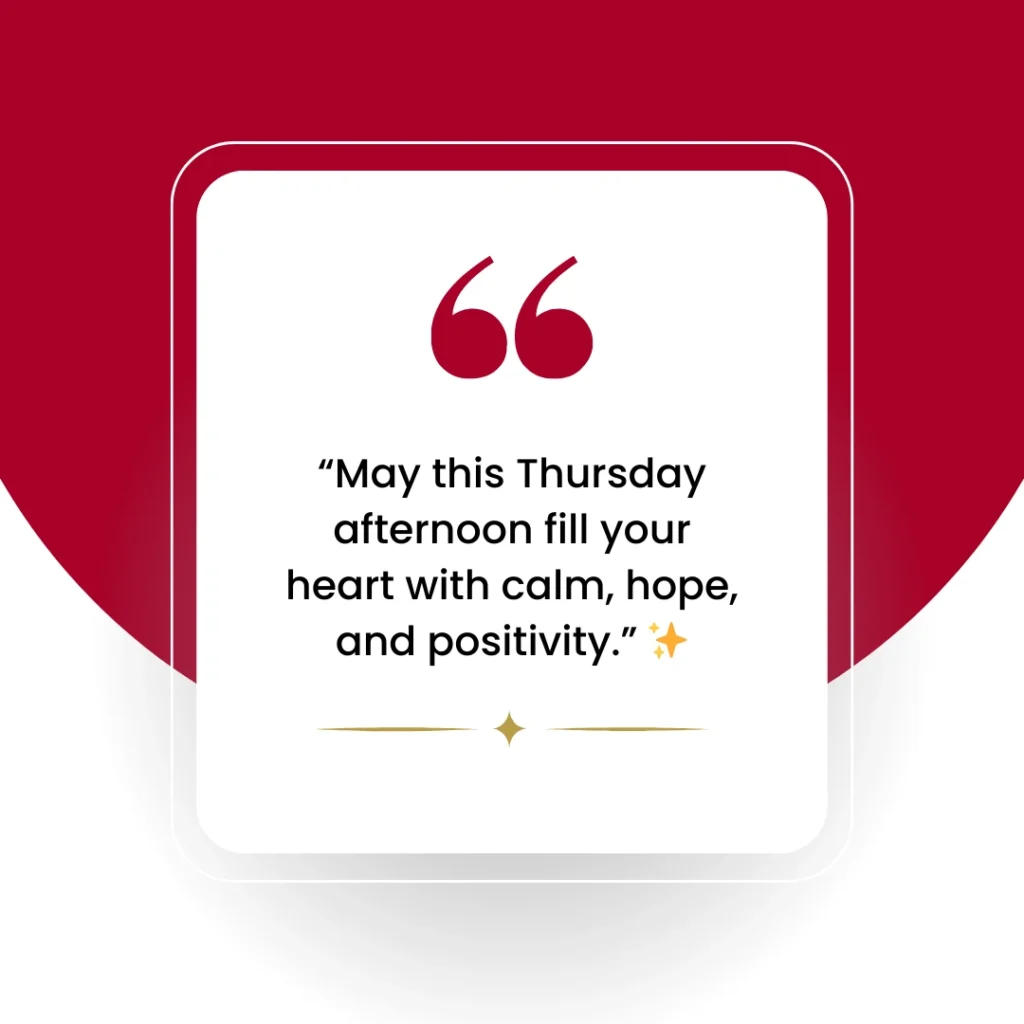 thursday afternoon blessings