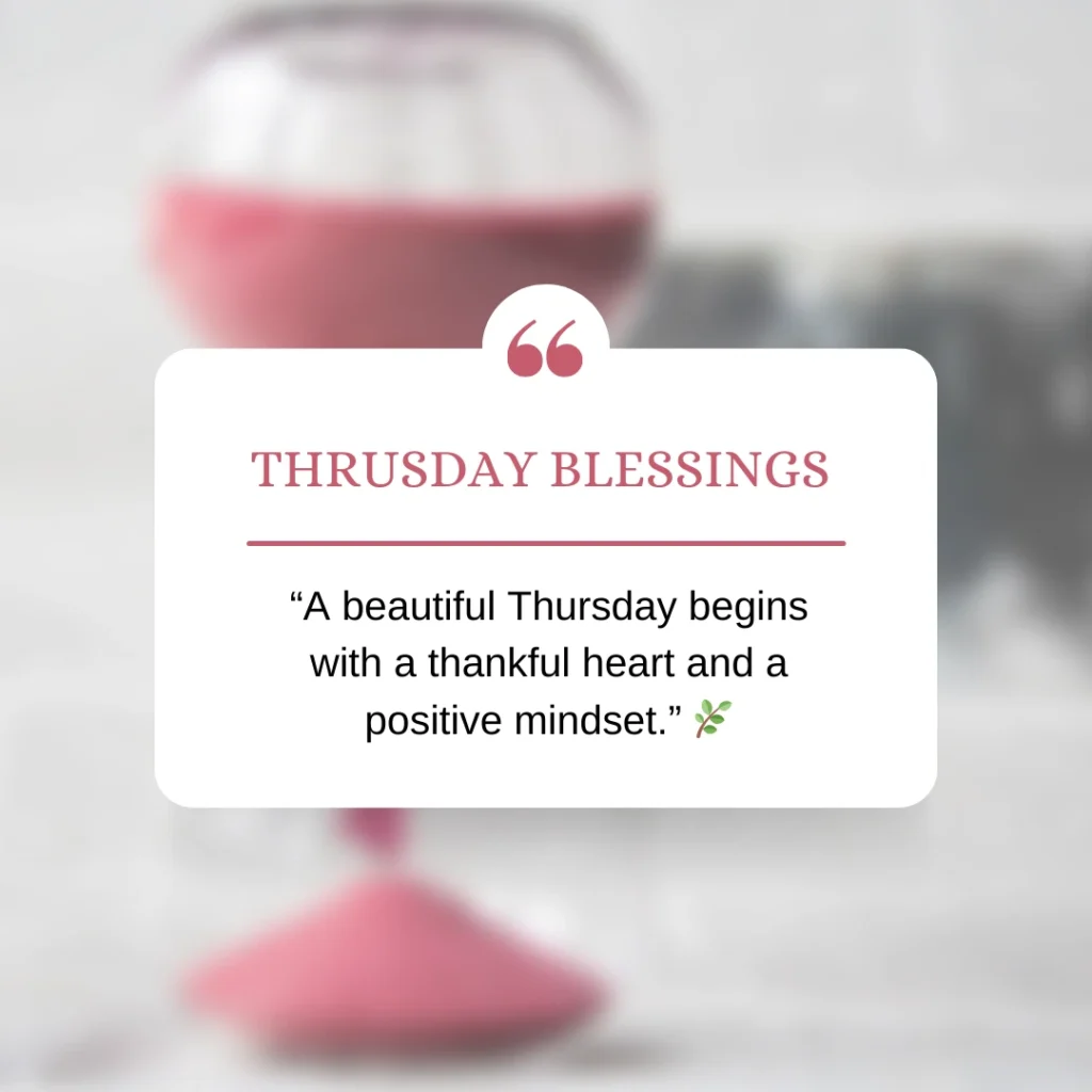 thursday morning blessings