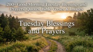 Tuesday Blessings and Prayers