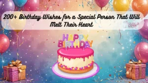 Birthday Wishes for a Special Person