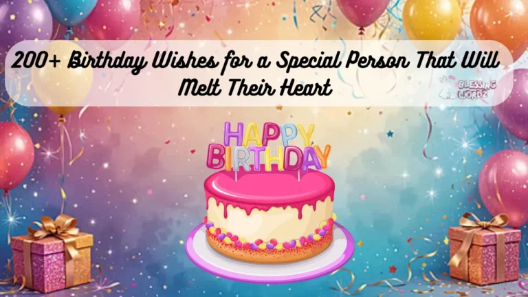 Birthday Wishes for a Special Person