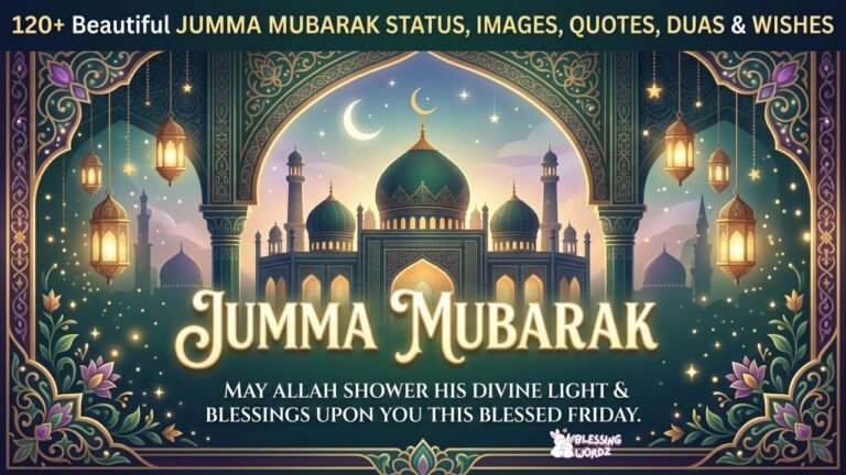 jumma mubarak status