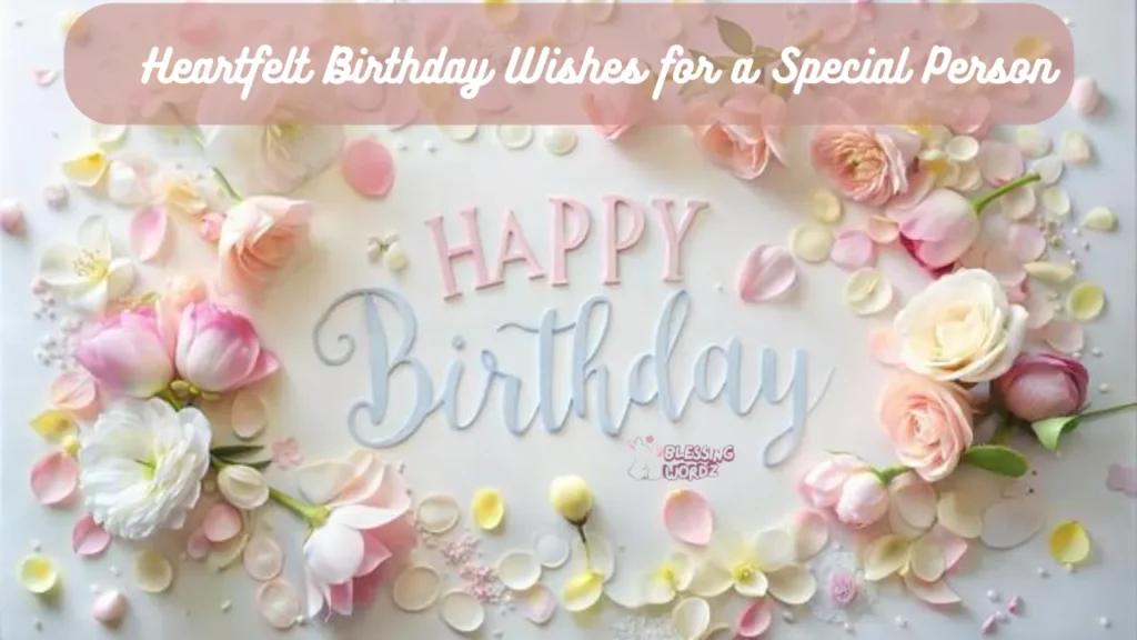 Heartfelt Birthday Wishes for a Special Person
