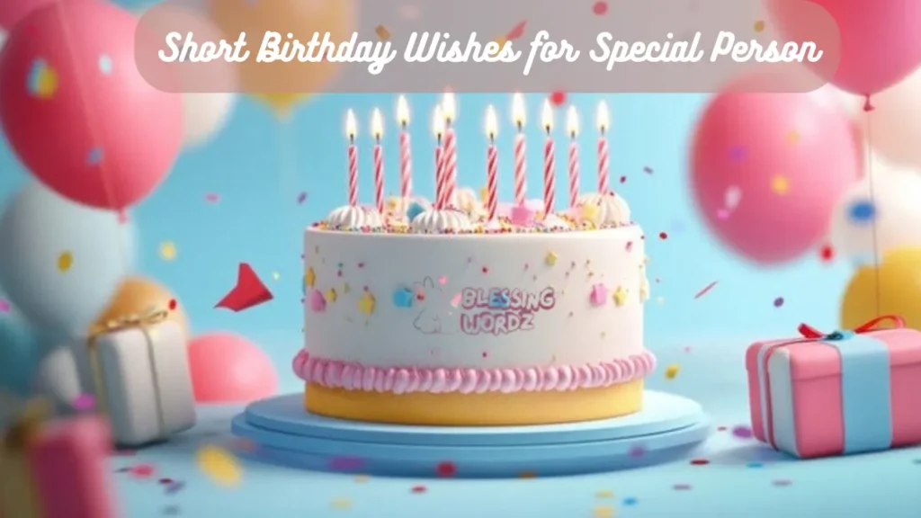 Short Birthday Wishes for Special Person
