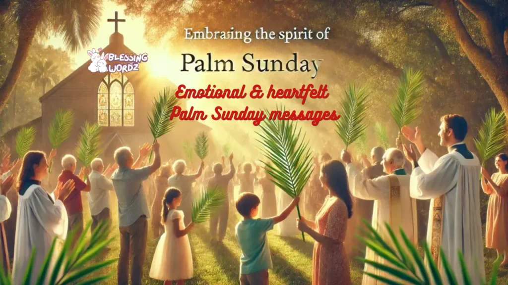 Emotional & heartfelt Palm Sunday messages