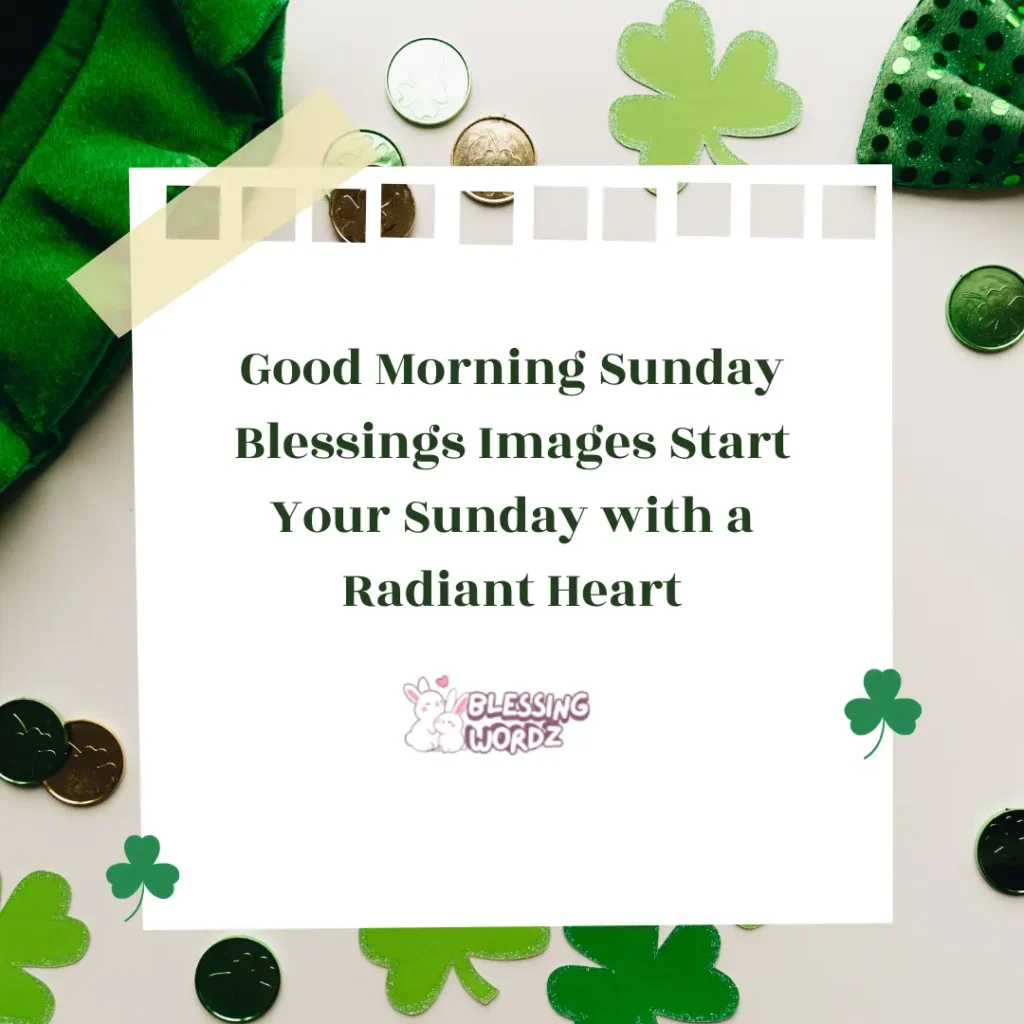 Good Morning Sunday Blessings Images