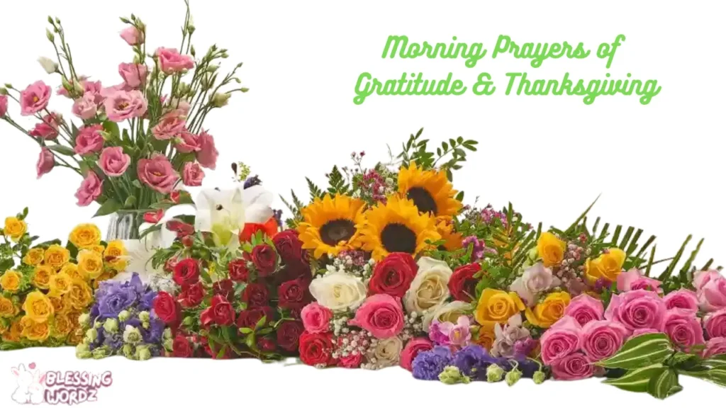Morning Prayers of Gratitude & Thanksgiving