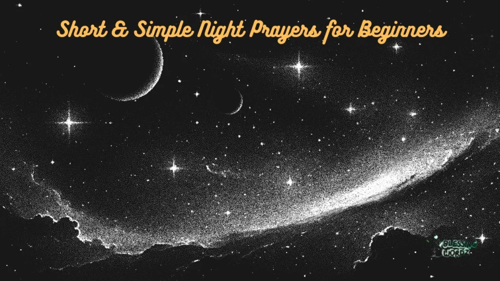 Short & Simple Night Prayers for Beginners
