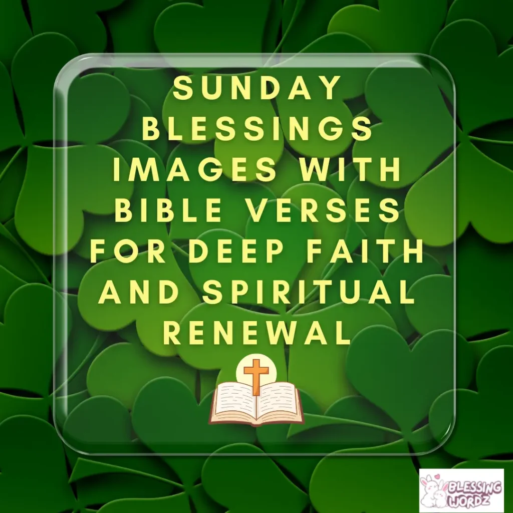 Sunday Blessings Images with Bible Verses