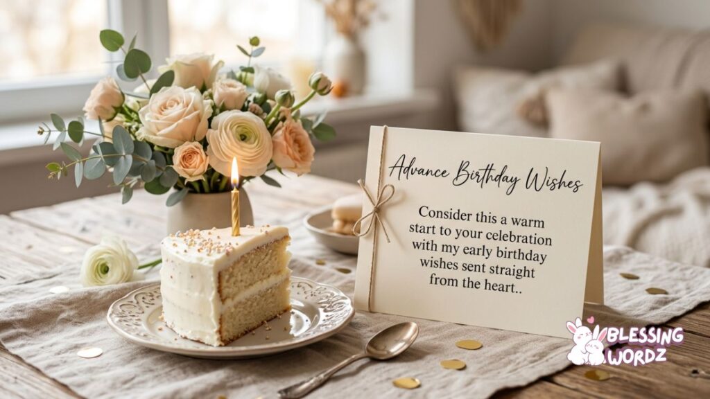 Advance Birthday Wishes