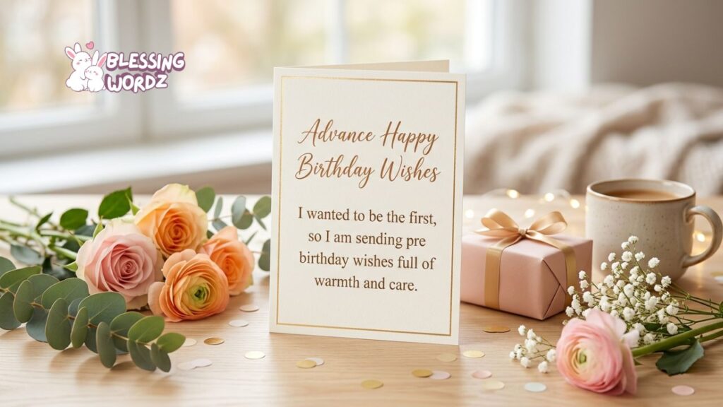 Advance Happy Birthday Wishes