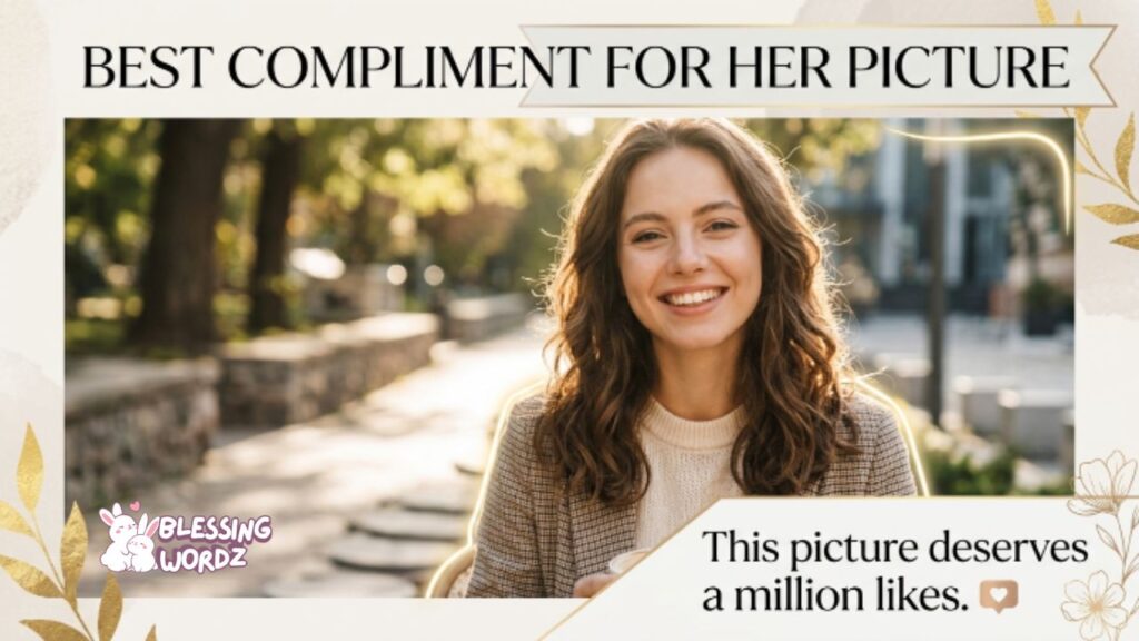 best compliment for her picture