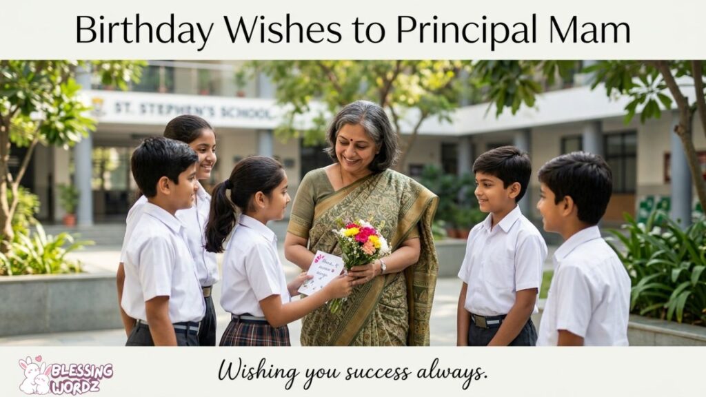 Birthday Wishes to Principal Mam