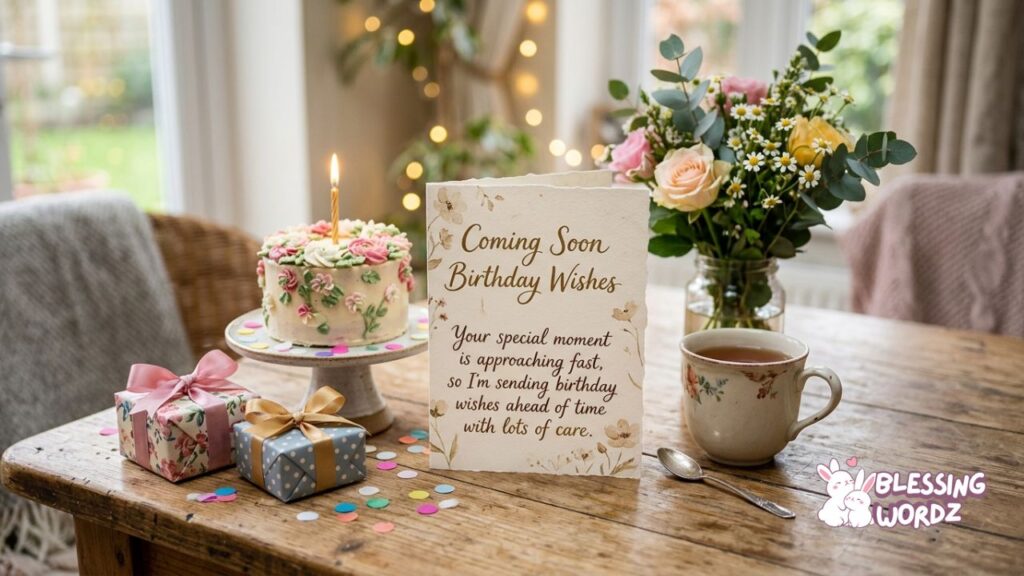 Coming Soon Birthday Wishes