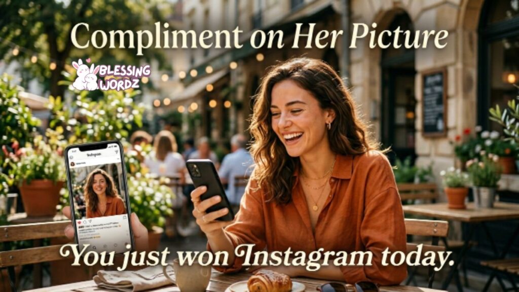 compliment on her picture