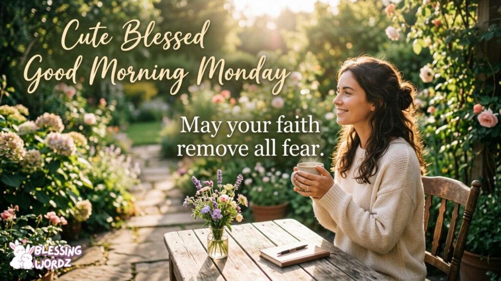 Cute Blessed Good Morning Monday