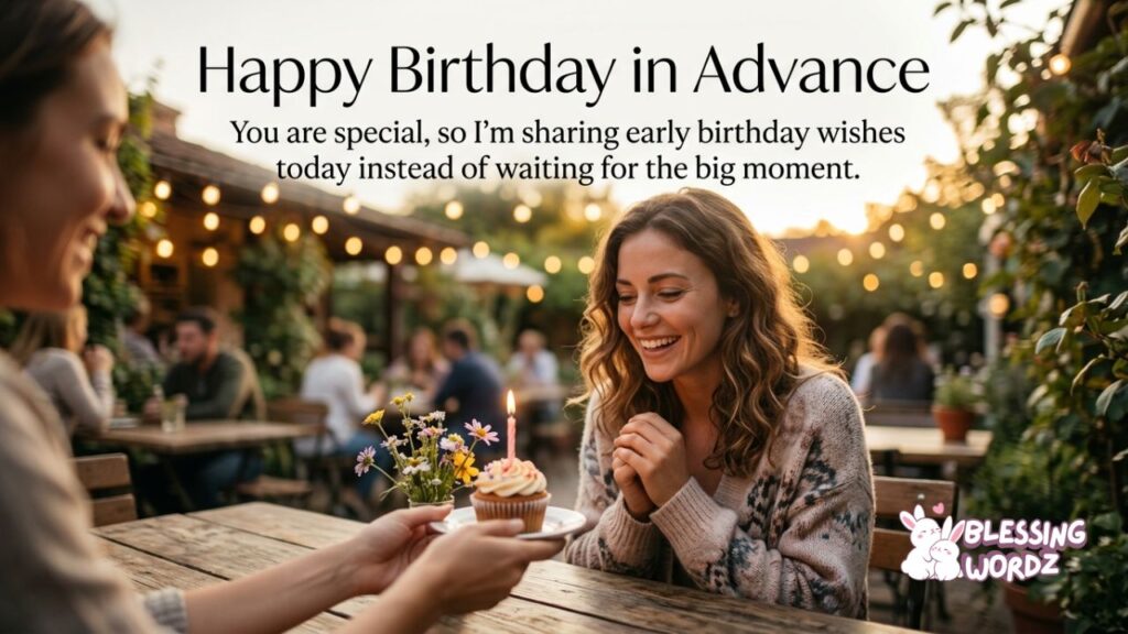 Happy Birthday in Advance