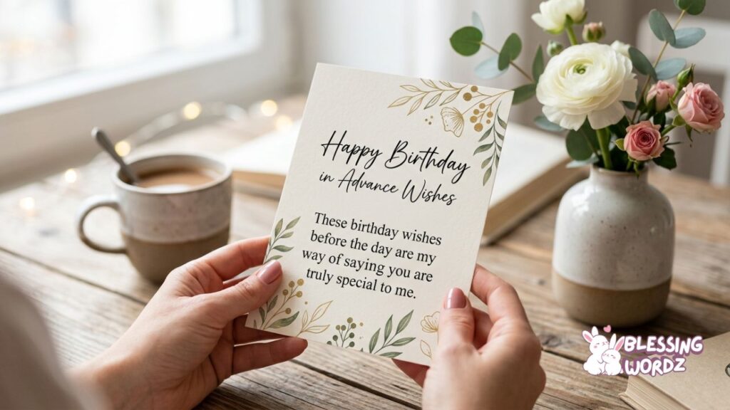 Happy Birthday in Advance Wishes