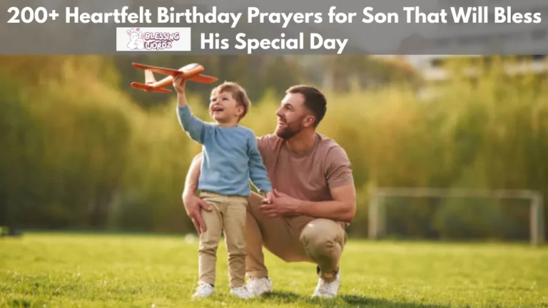 Birthday Prayers for Son