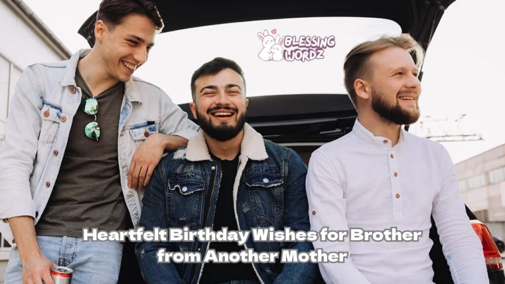 Heartfelt Birthday Wishes for Brother from Another Mother 