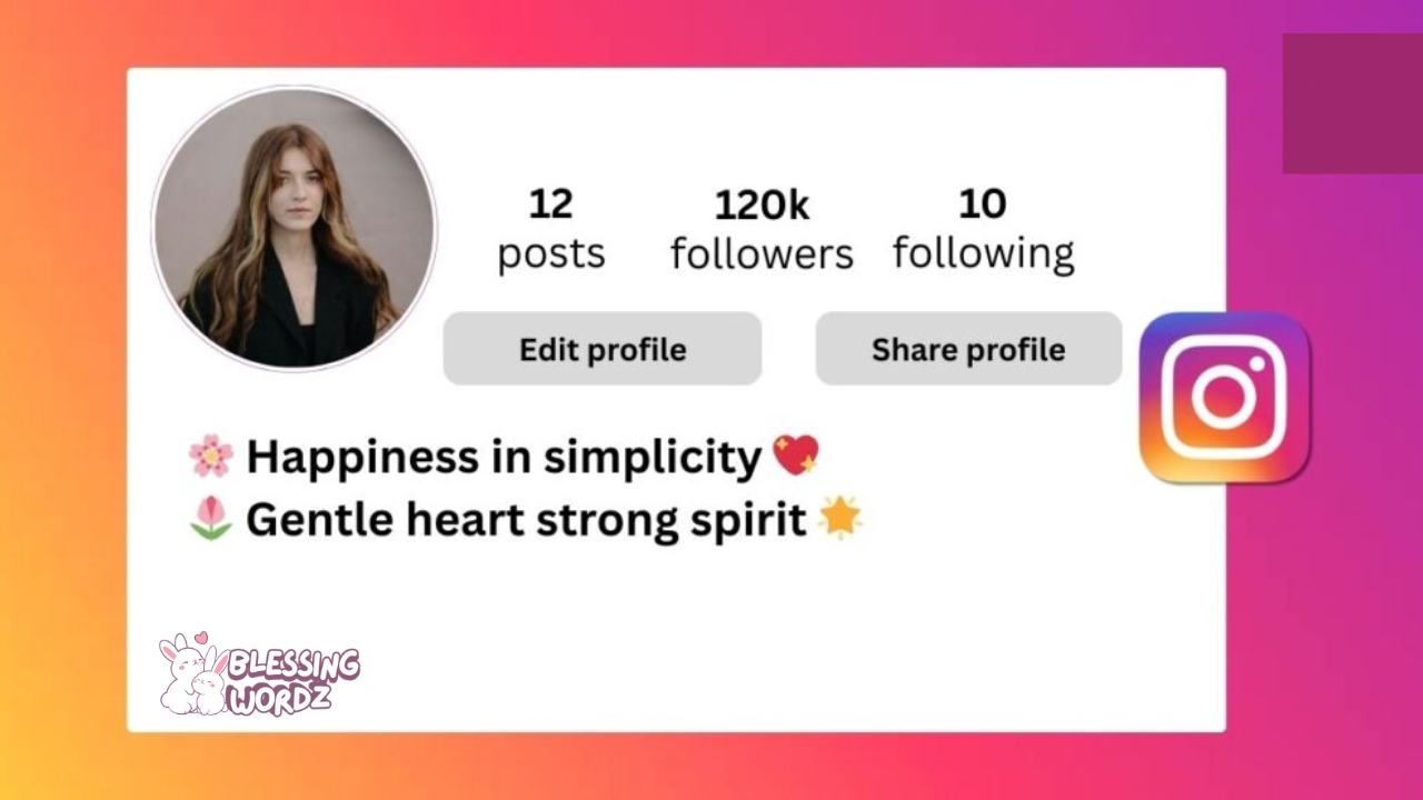 2 Line Bio for Instagram for Girl