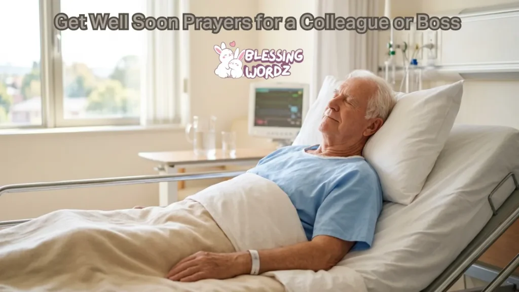 Get Well Soon Prayers for a Colleague or Boss 