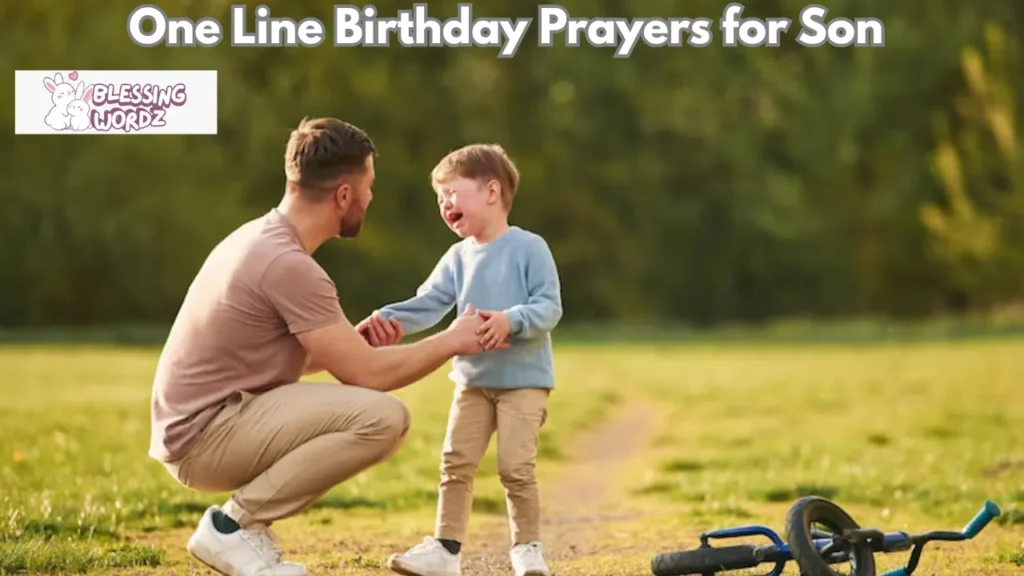 One Line Birthday Prayers for Son 