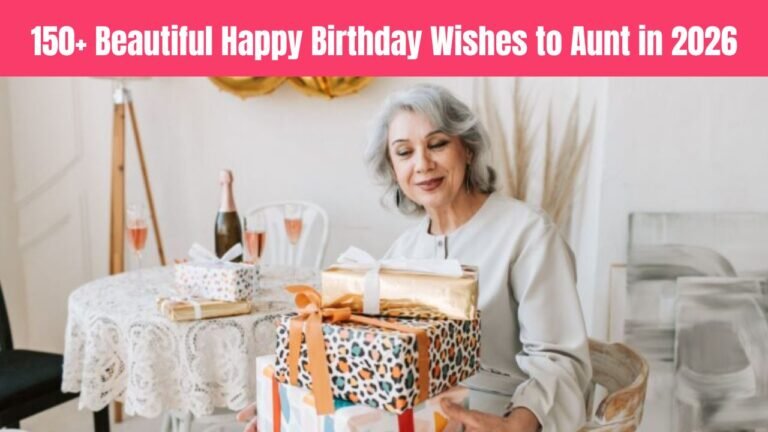 Birthday Wishes to Aunty