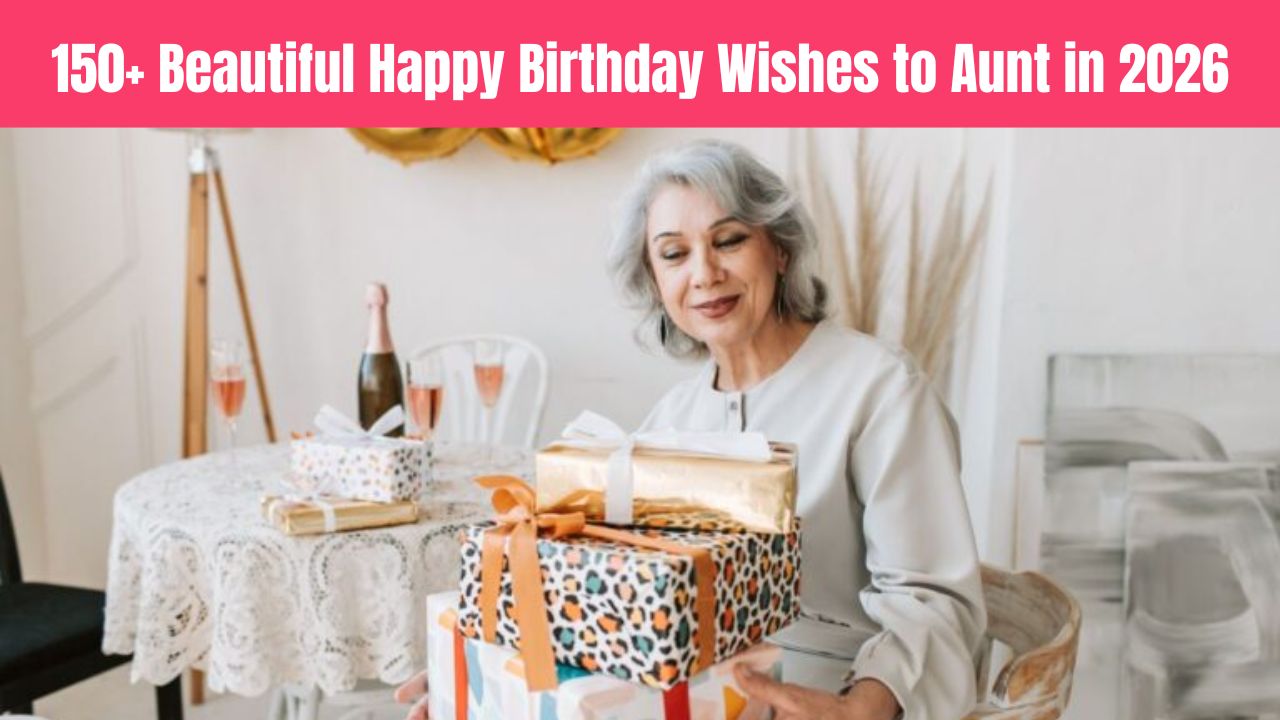 Birthday Wishes to Aunty