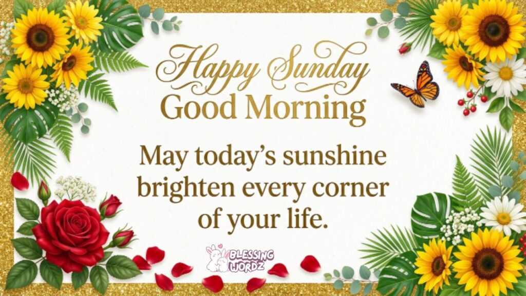 Happy Sunday Good Morning