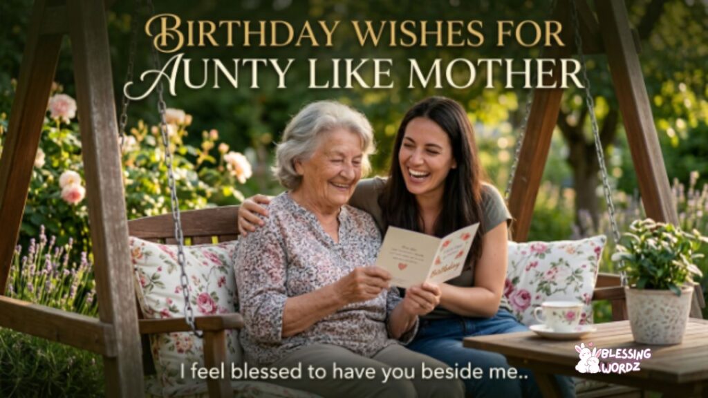 Birthday Wishes for Aunty Like Mother