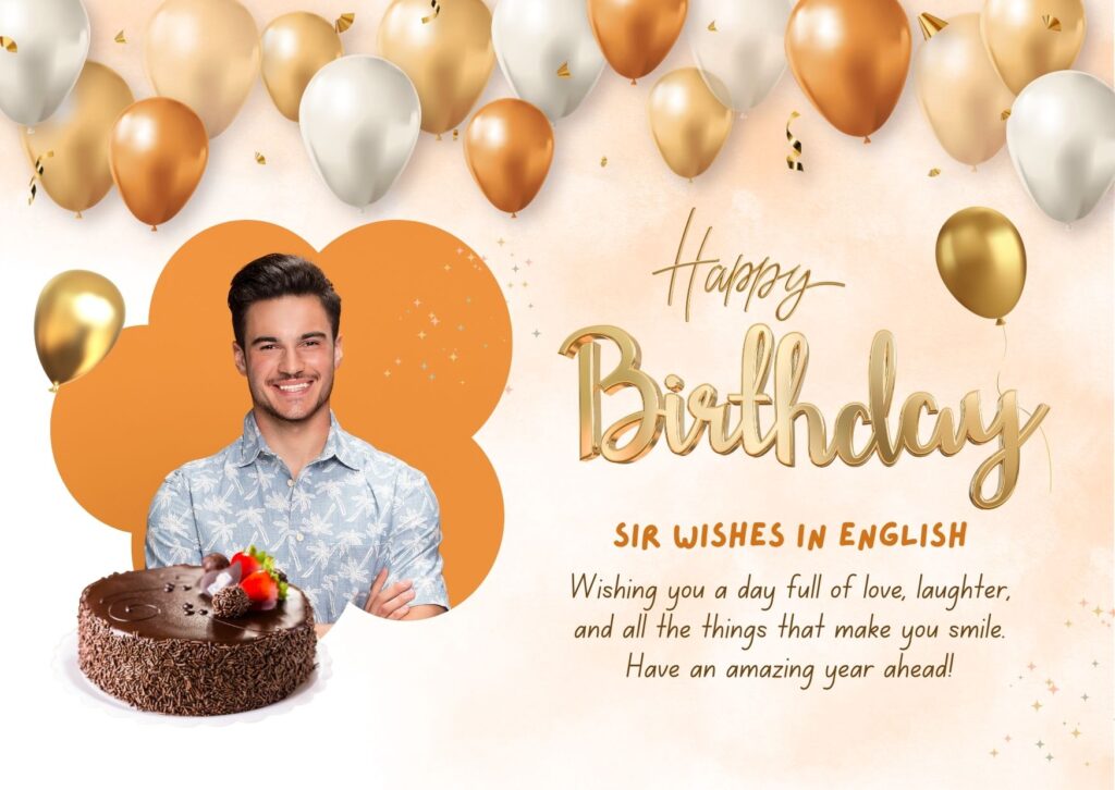 birthday wishes for sir in English