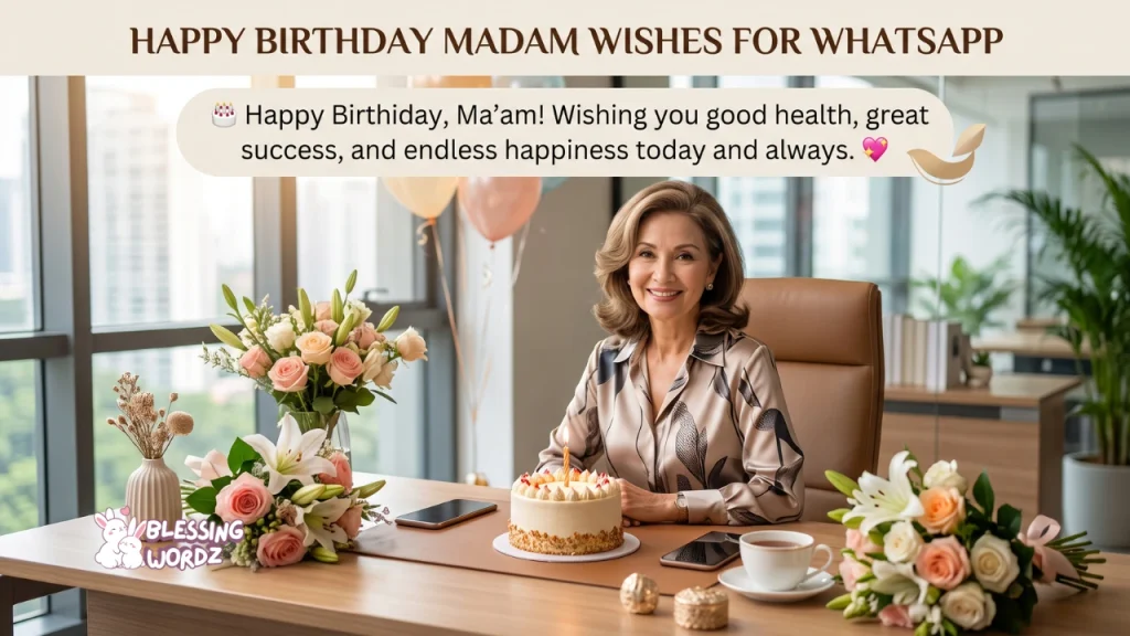 happy birthday ma'am
