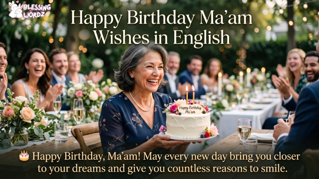 happy birthday madam wishes
