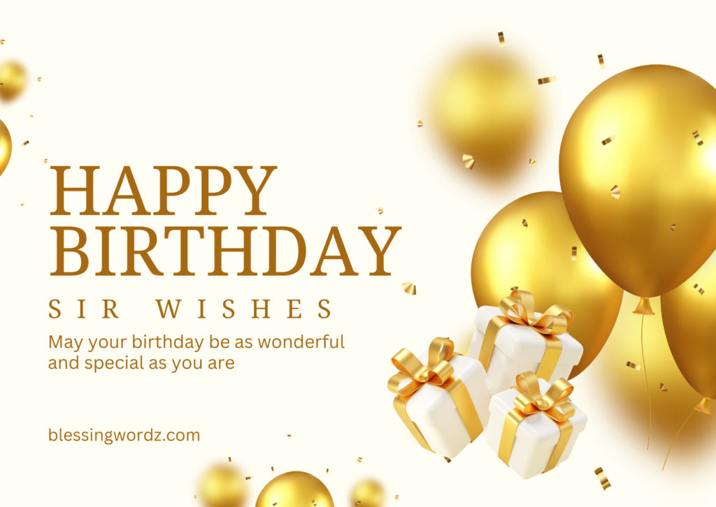 happy birthday sir wishes