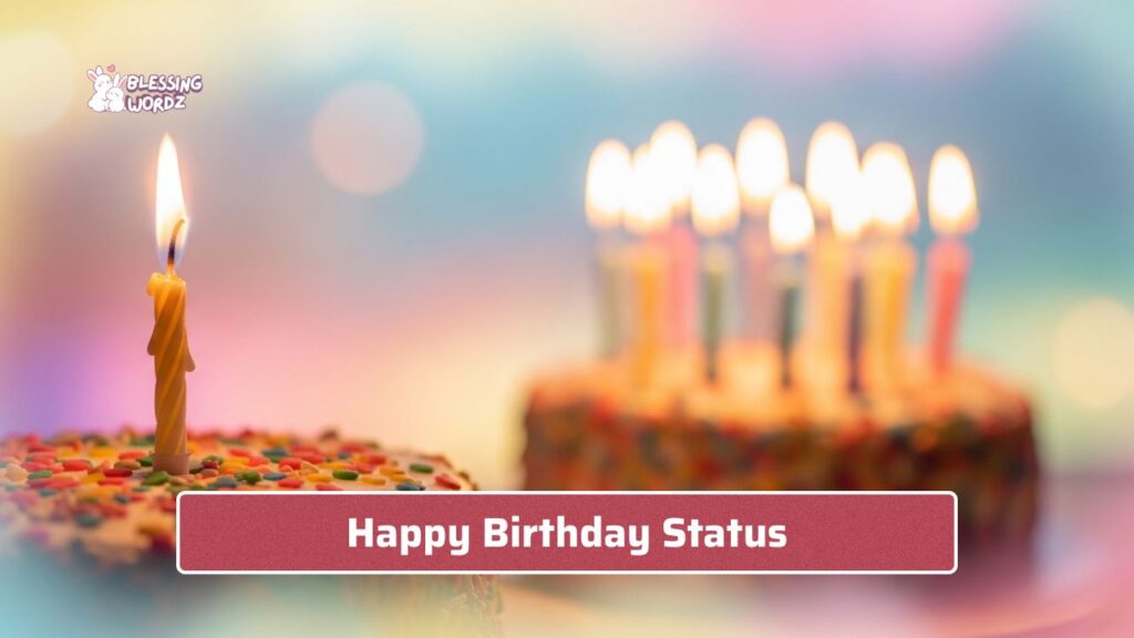 happy birthday status