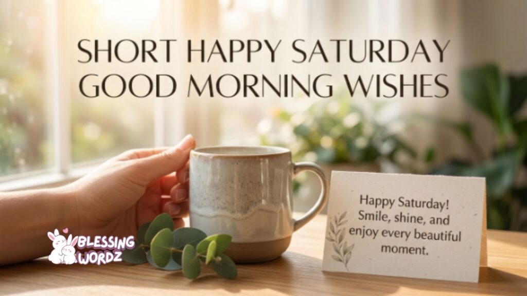 saturday good morning