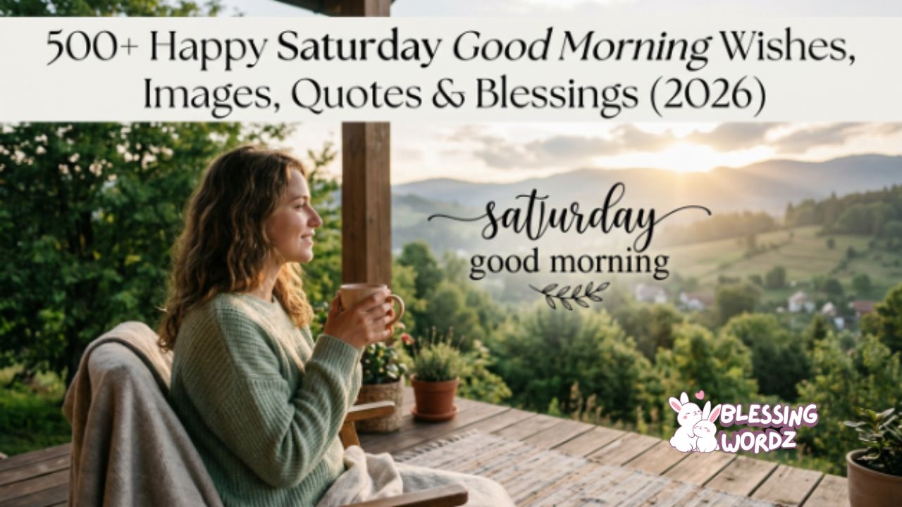 saturday good morning